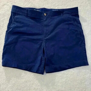 Men’s Crown & Ivy Khaki Shorts in Dark Blue size 40 motion flex band